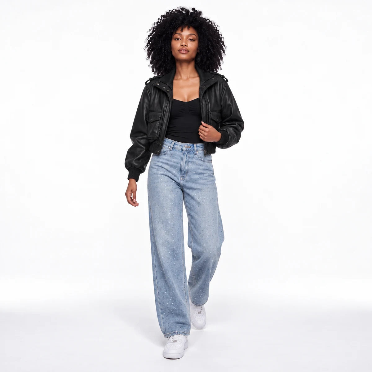 Black + Light Wash + Black | front